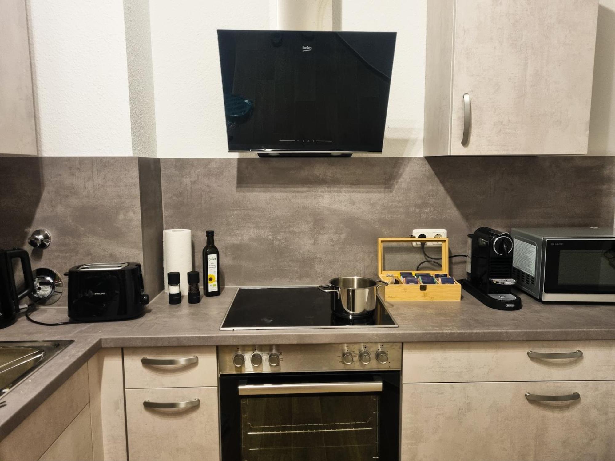 Maremar - Design Maisonette Altstadt - 4 Pers - 57Qm - Luxus Boxspringbett - Kueche - Arbeitsplatz - Privater Parkplatz Greiz Extérieur photo